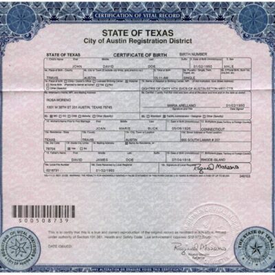 Birth Certificates