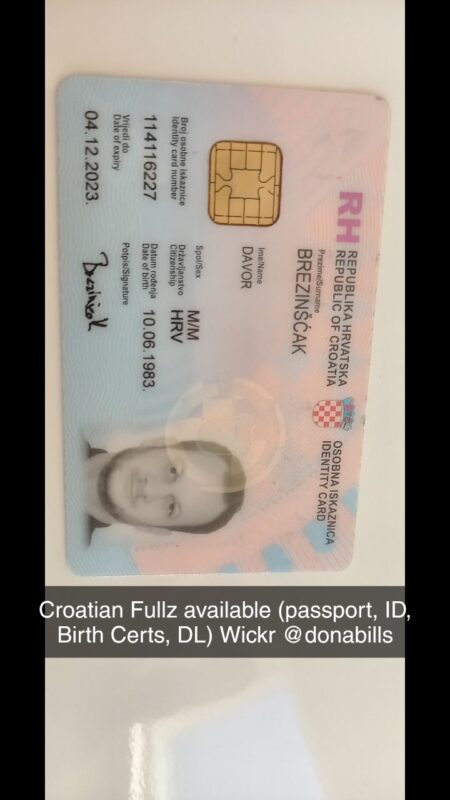 Croatian Drivers License