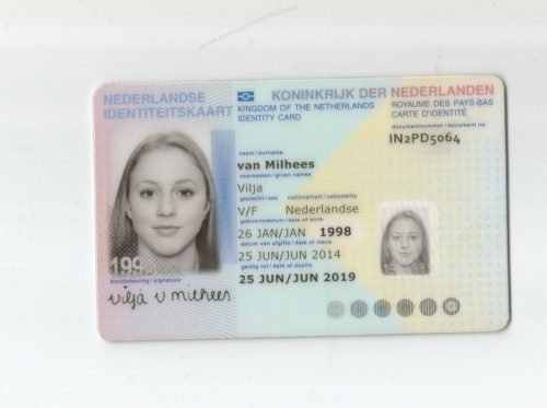 Dutch I'D, Drivers License