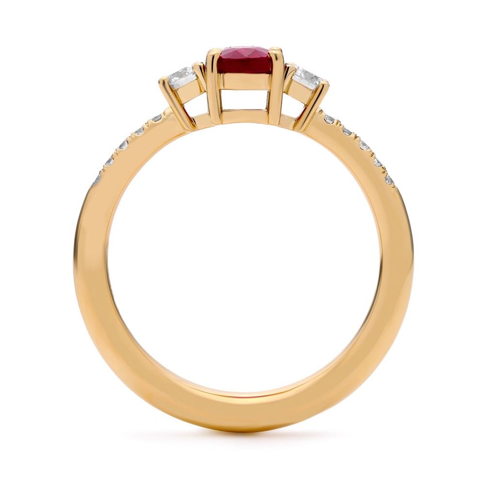 Grand Trio Ruby Ring1 Grand Trio Ruby Ring