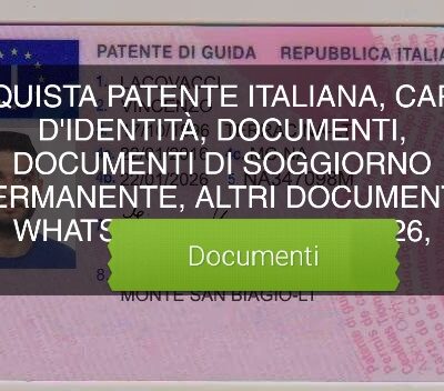 Italian Drivers License