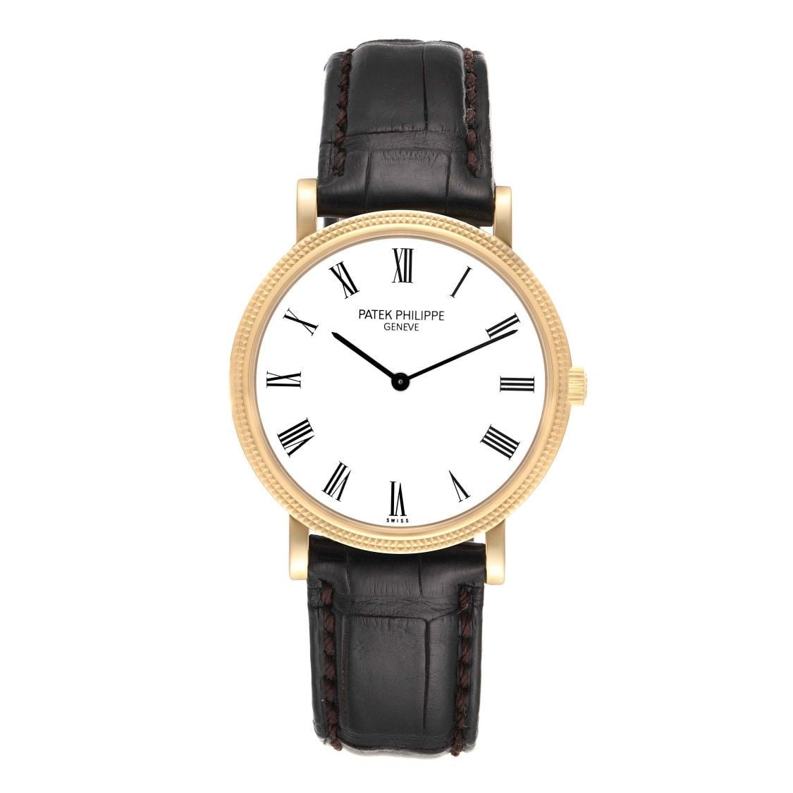 Patek Phillippe Calatrava Yellow Gold Automatic Mens Watch1 Patek Phillippe Calatrava