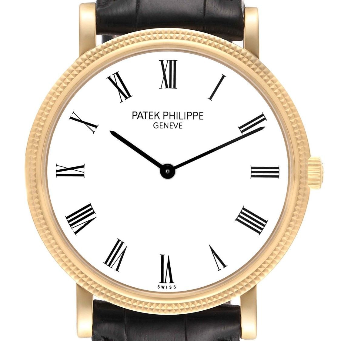 Patek Phillippe Calatrava Yellow Gold Automatic Mens Watch2 Patek Phillippe Calatrava mens watch