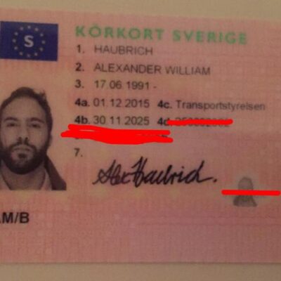 Swedish Drivers License