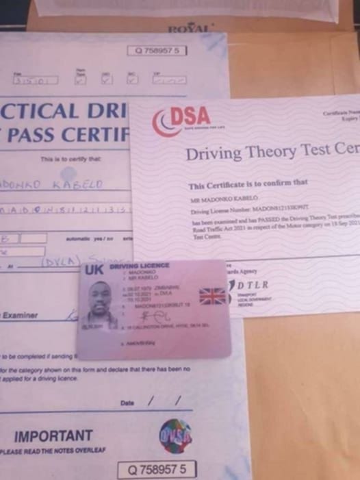 UK Drivers License