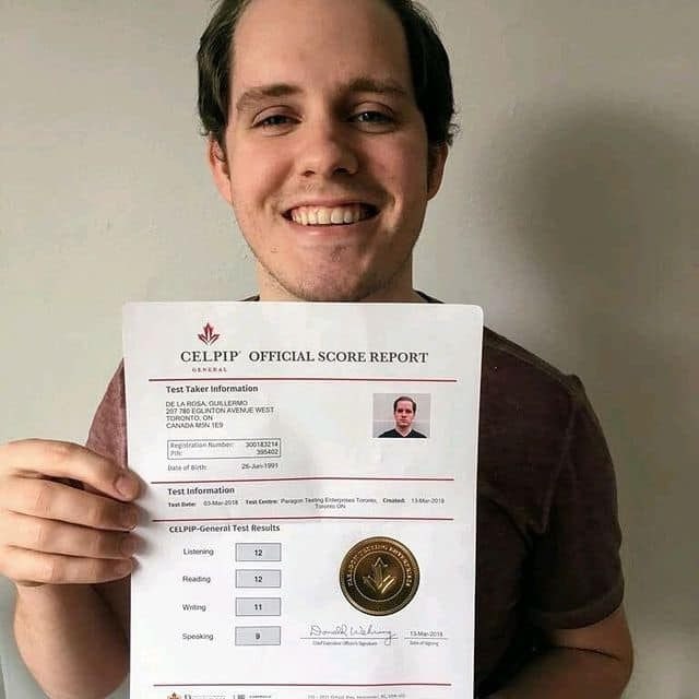 Celpip Certificate